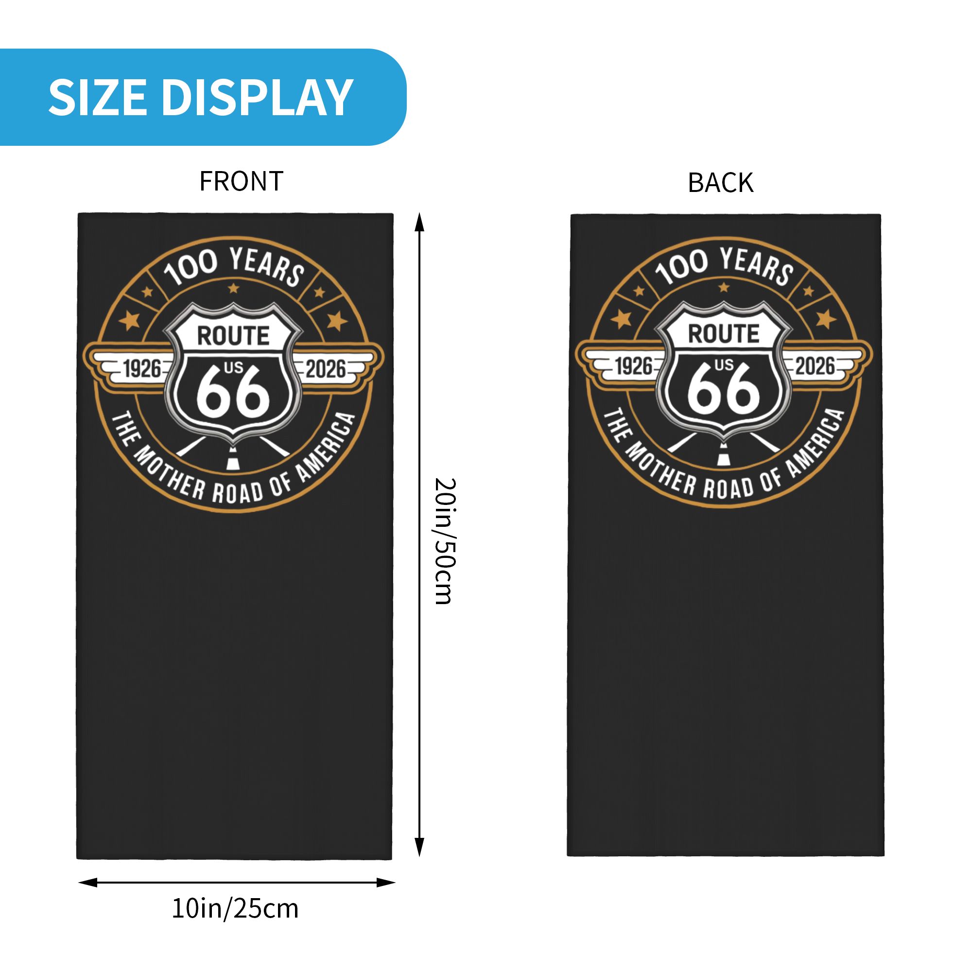 Cache-cou bandana Route 66 per - Neck Gaiter Fleece avis et prix